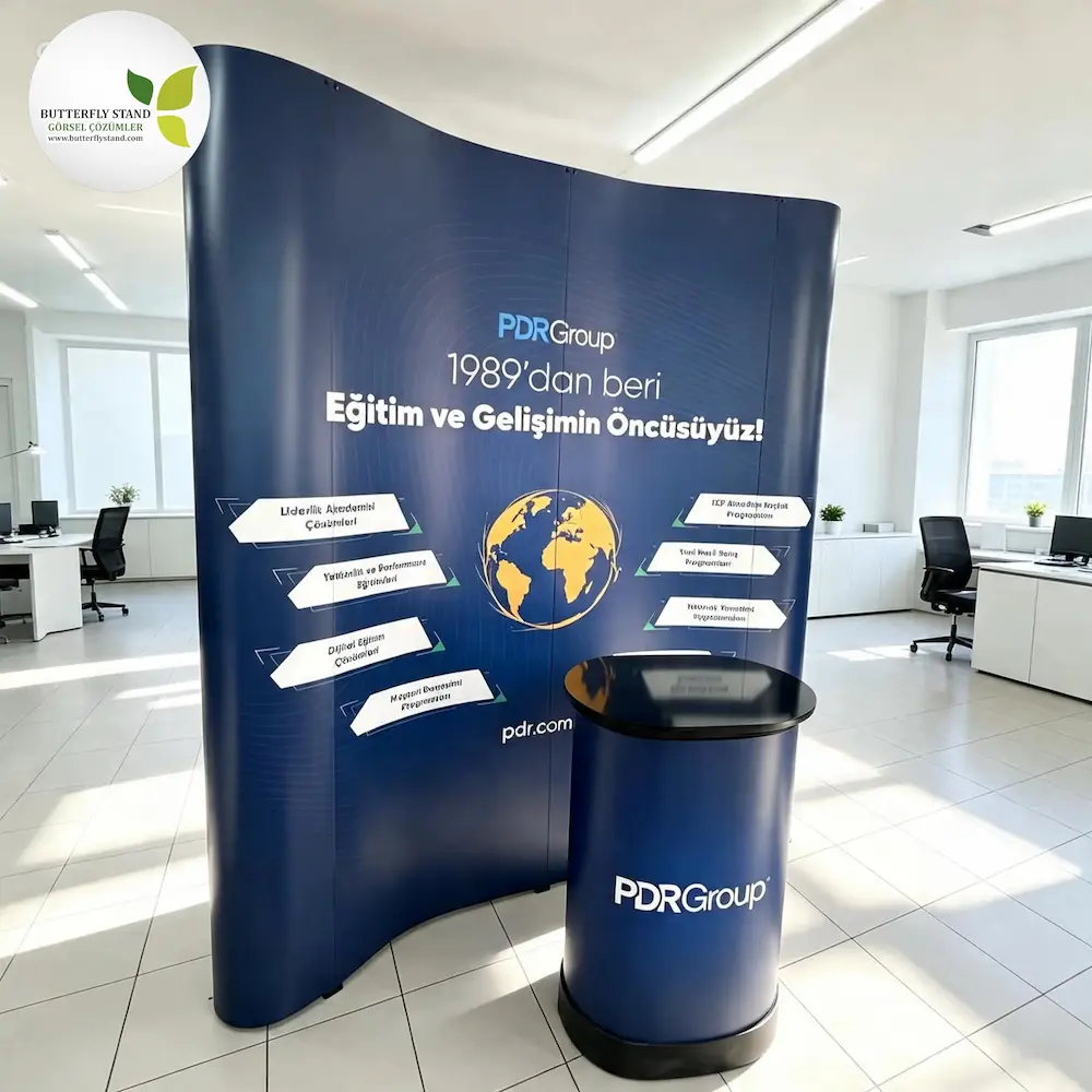 3x2 Örümcek Stand Baskı Değişimi