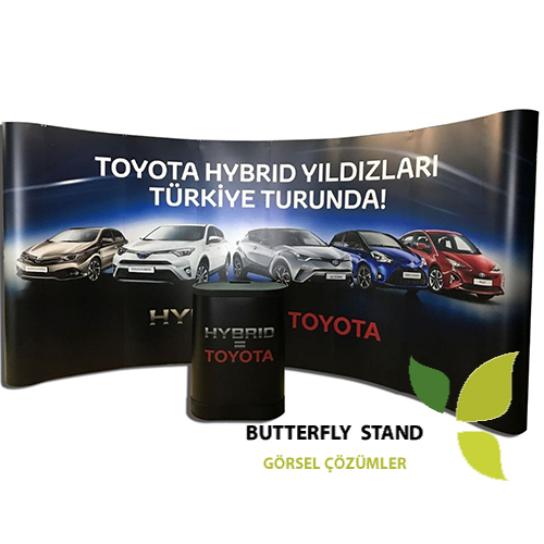 3x6 Oval Örümcek Stand - Görsel 7