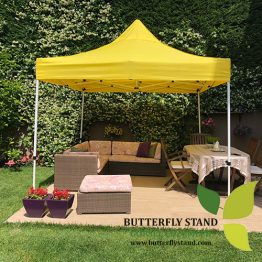 Çardak Gazebo Tente Sarı Tavan 300×300