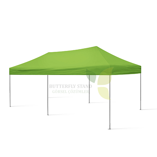 Gazebo Tente 3x6 Fıstık Yeşil Tavanlı