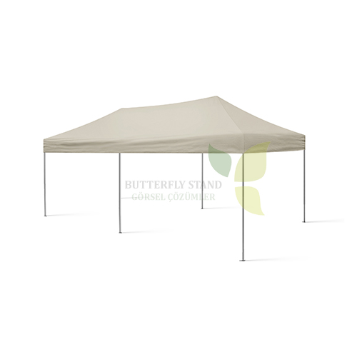Gazebo Tente 3x6 Krem Tavanlı