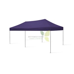Gazebo Tente 3x6 Mor Tavanlı