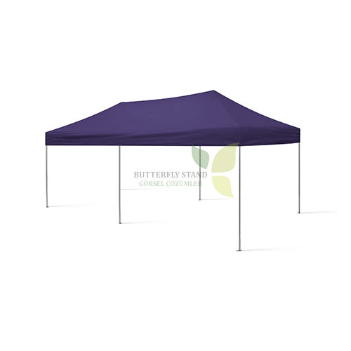 Gazebo Tente 3x6 Mor Tavanlı