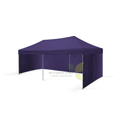 Gazebo Tente 3x6 Mor Tavanlı - Görsel 3