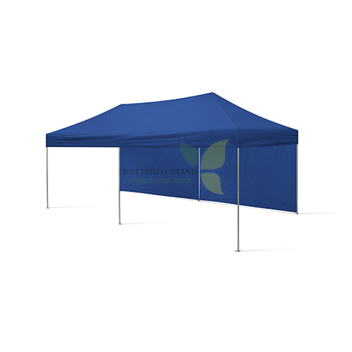 Gazebo Tente 3x6 Saks Mavi Tavanlı - Görsel 2