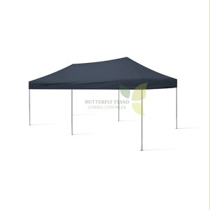 Gazebo Tente 3x6 Siyah Tavanlı