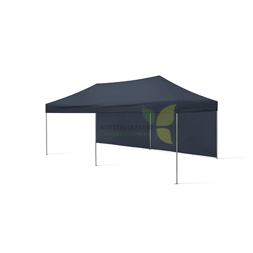Gazebo Tente 3x6 Siyah Tavanlı - Görsel 2