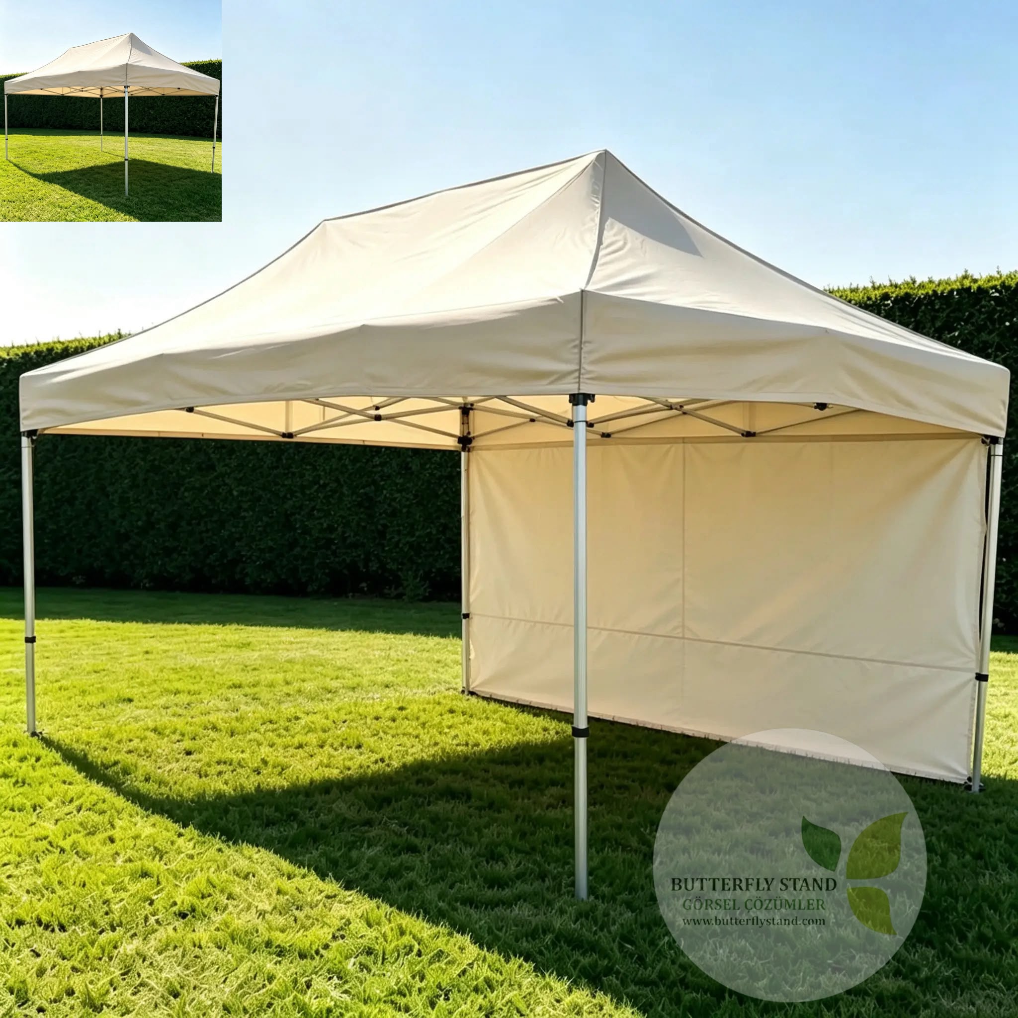 300x450 katlanir gazebo tente model 02 arka duvarli akordiyon cadir renk secenekleri fiyatları