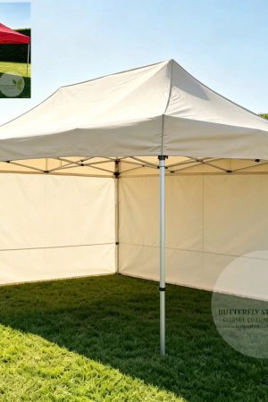 300×450 Katlanır Gazebo Tente Model 03 İki Duvarlı Çadır (Renk Seçenekli)