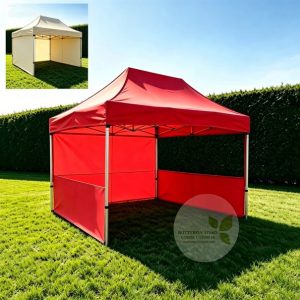 300x450 katlanir gazebo tente model 06 yarim yan duvarli akordiyon cadir renk secenekleri