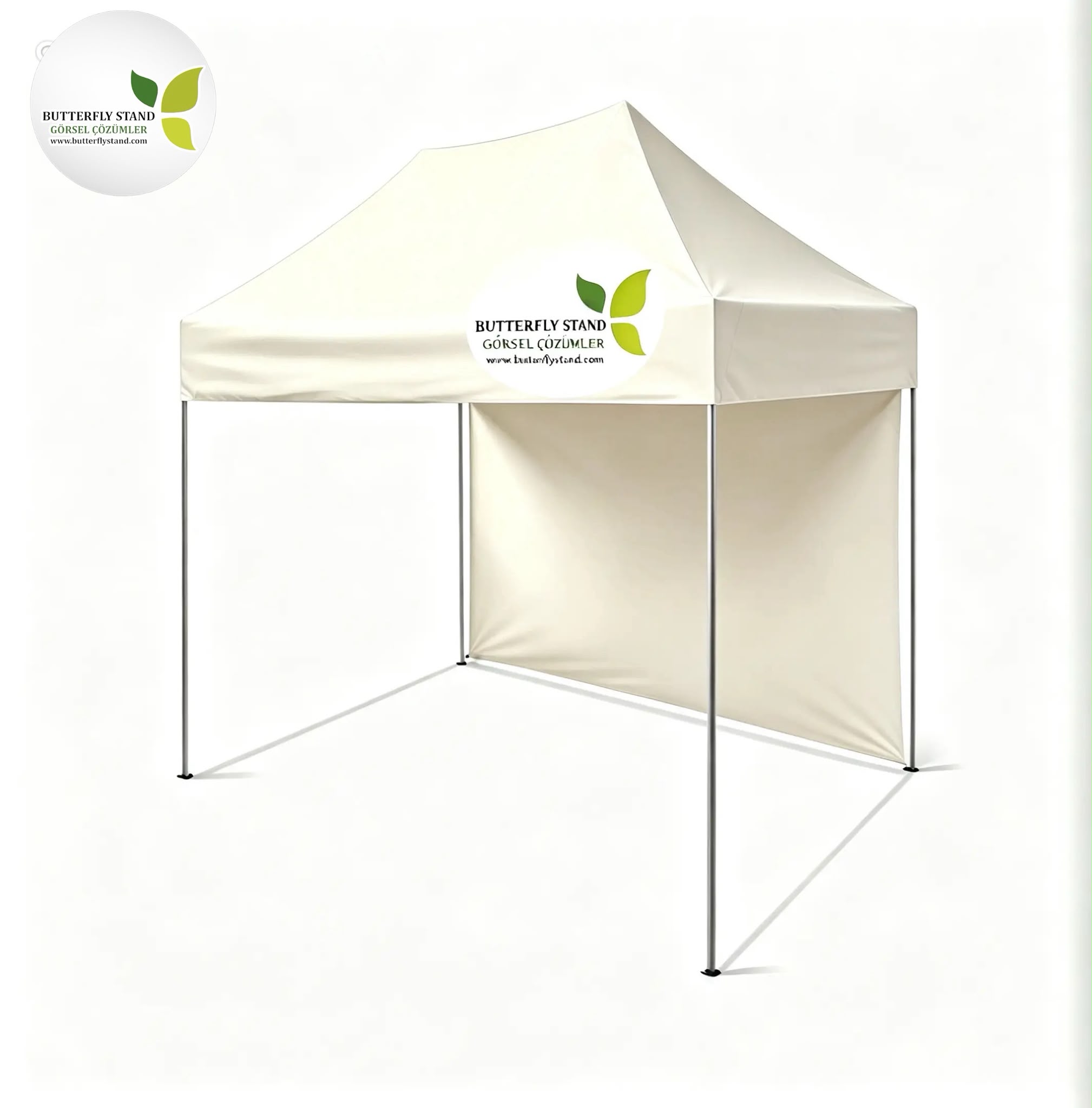gazebo tente arka duvarlı baskısız model fiyatları