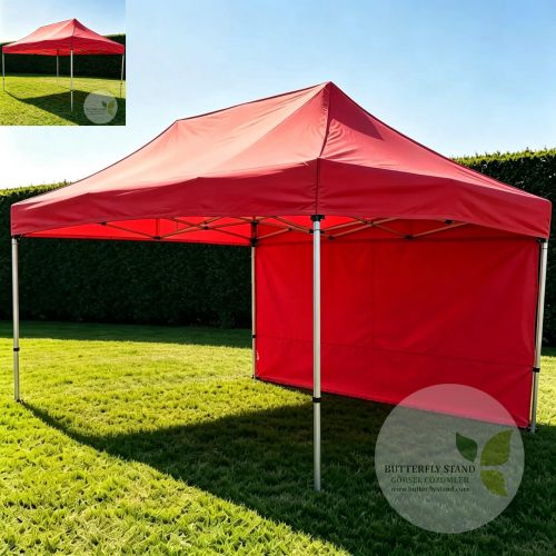 300x450 katlanir gazebo tente model 02 arka duvarli akordiyon cadir renk secenekleri