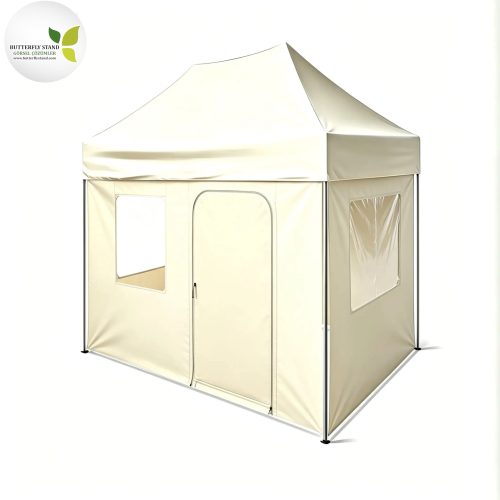 katlanir gazebo tente kapılı pencereli 4 tarafı kapalı model 06