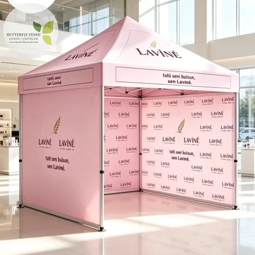 3x3 uc tarafi kapali katlanir stand cadiri model 03