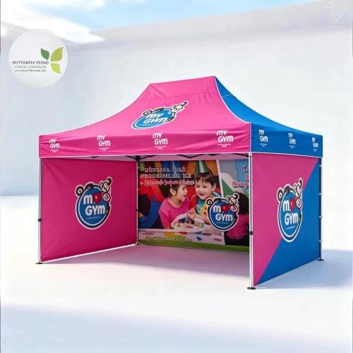 3x4.5 uc tarafi baskili katlanir stand cadiri model