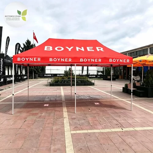3x6 komple tavan baskili katlanir gazebo tente model 01